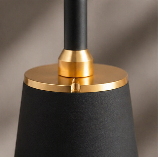 Cordless Black Touch Lamp – Minimalist Ambient