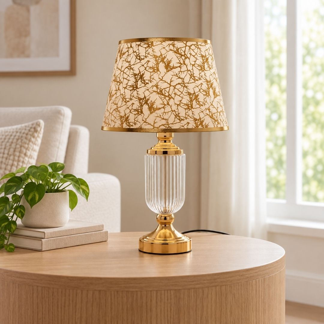glass table lamp