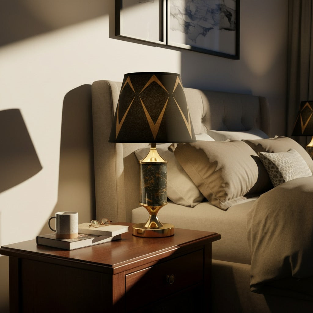 Ceramic Base Bedside Table Lamp