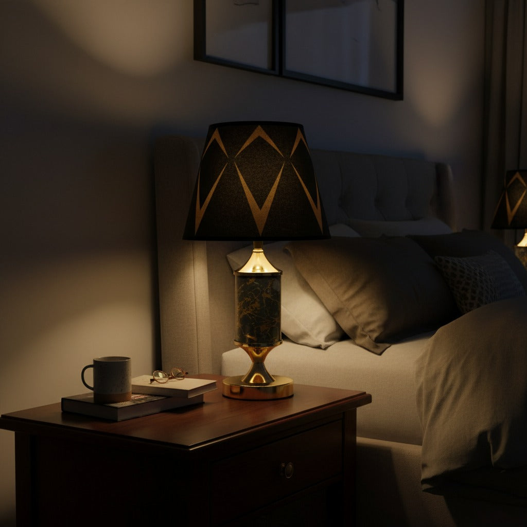 Ceramic Base Bedside Table Lamp