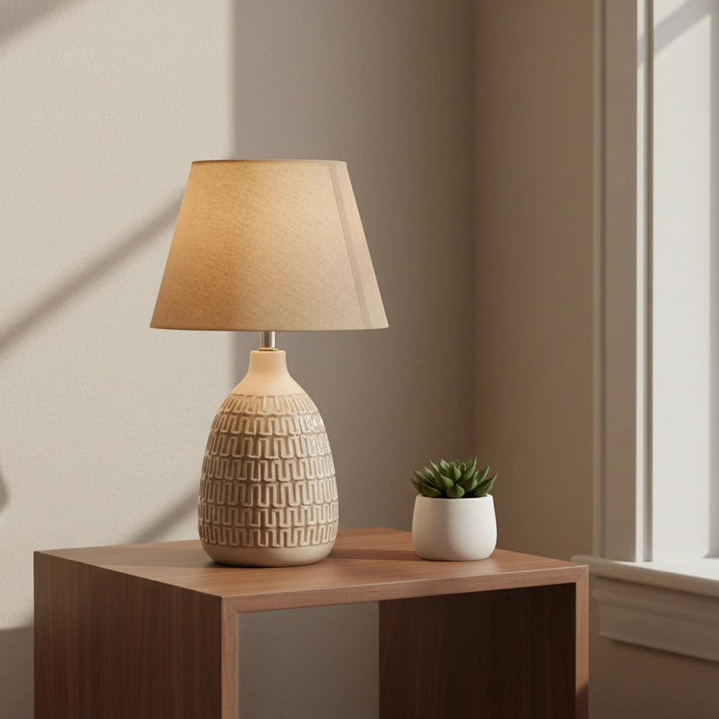 Lunara Luxe Textured Table Lamp