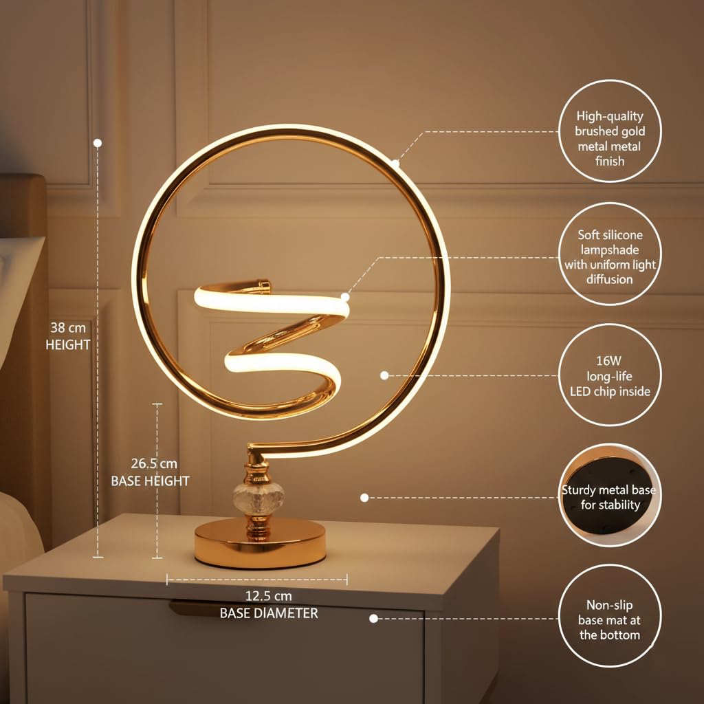 Modern Nightstand LED Table Lamp