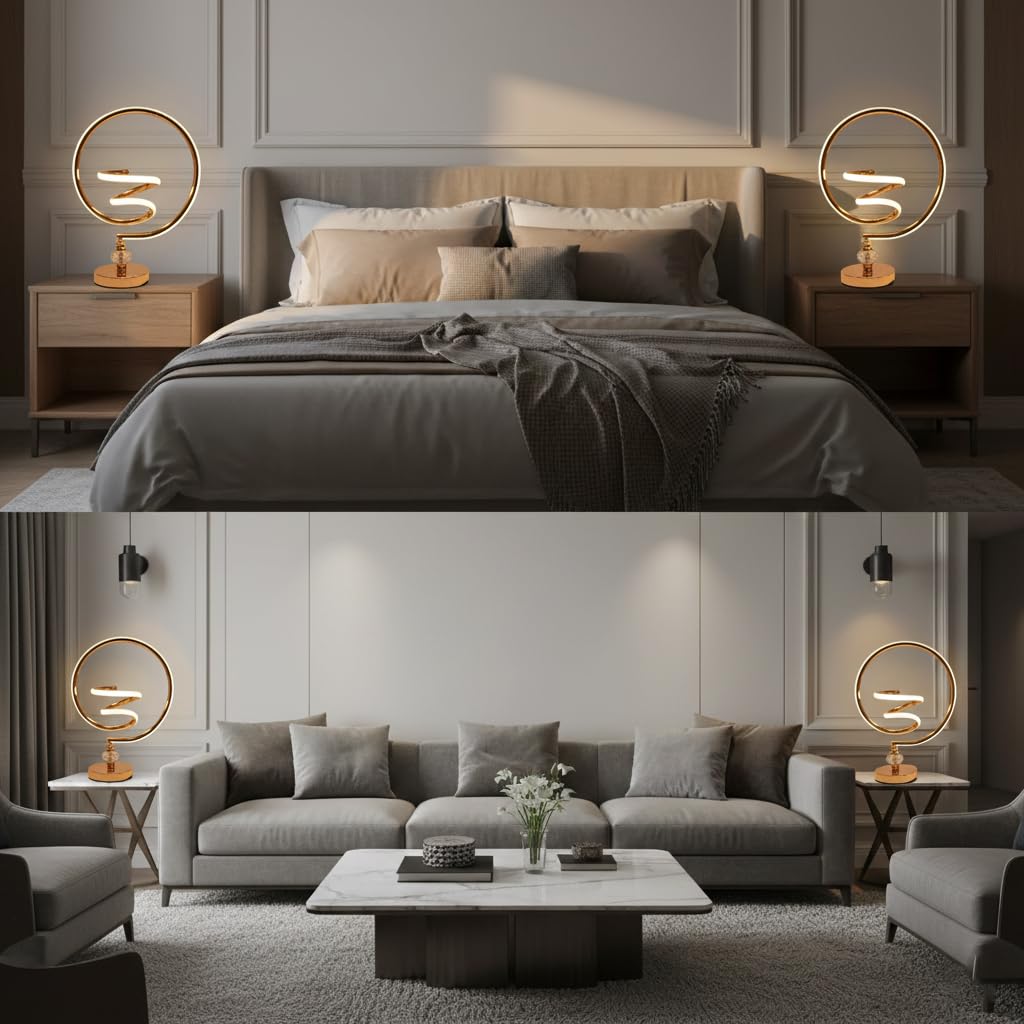 Modern Nightstand LED Table Lamp