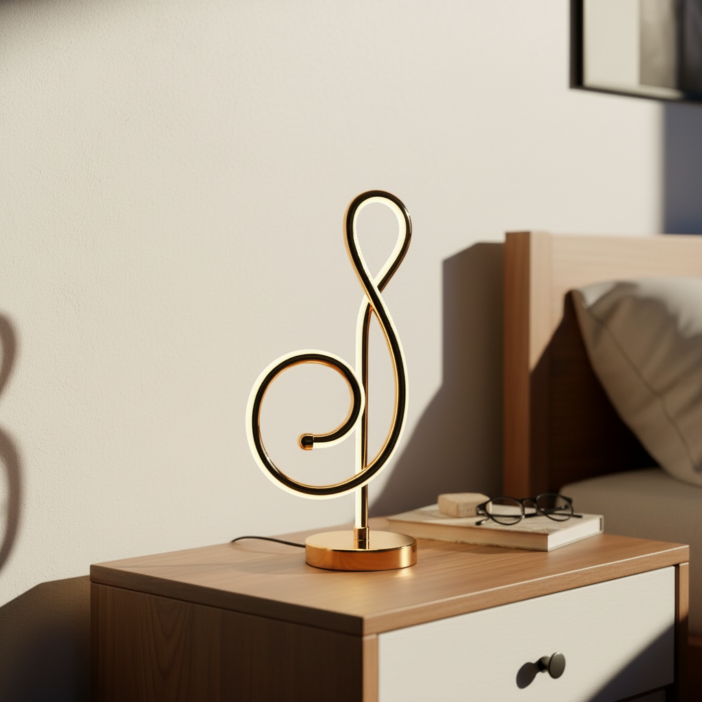 Musical Note Led Lamp
