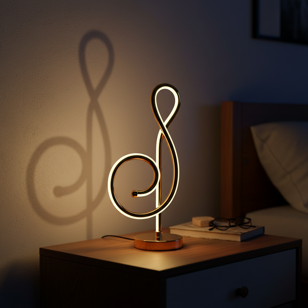 Musical Note Led Lamp