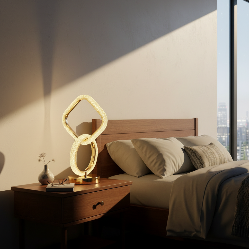Geometric Loop LED Table Lamp