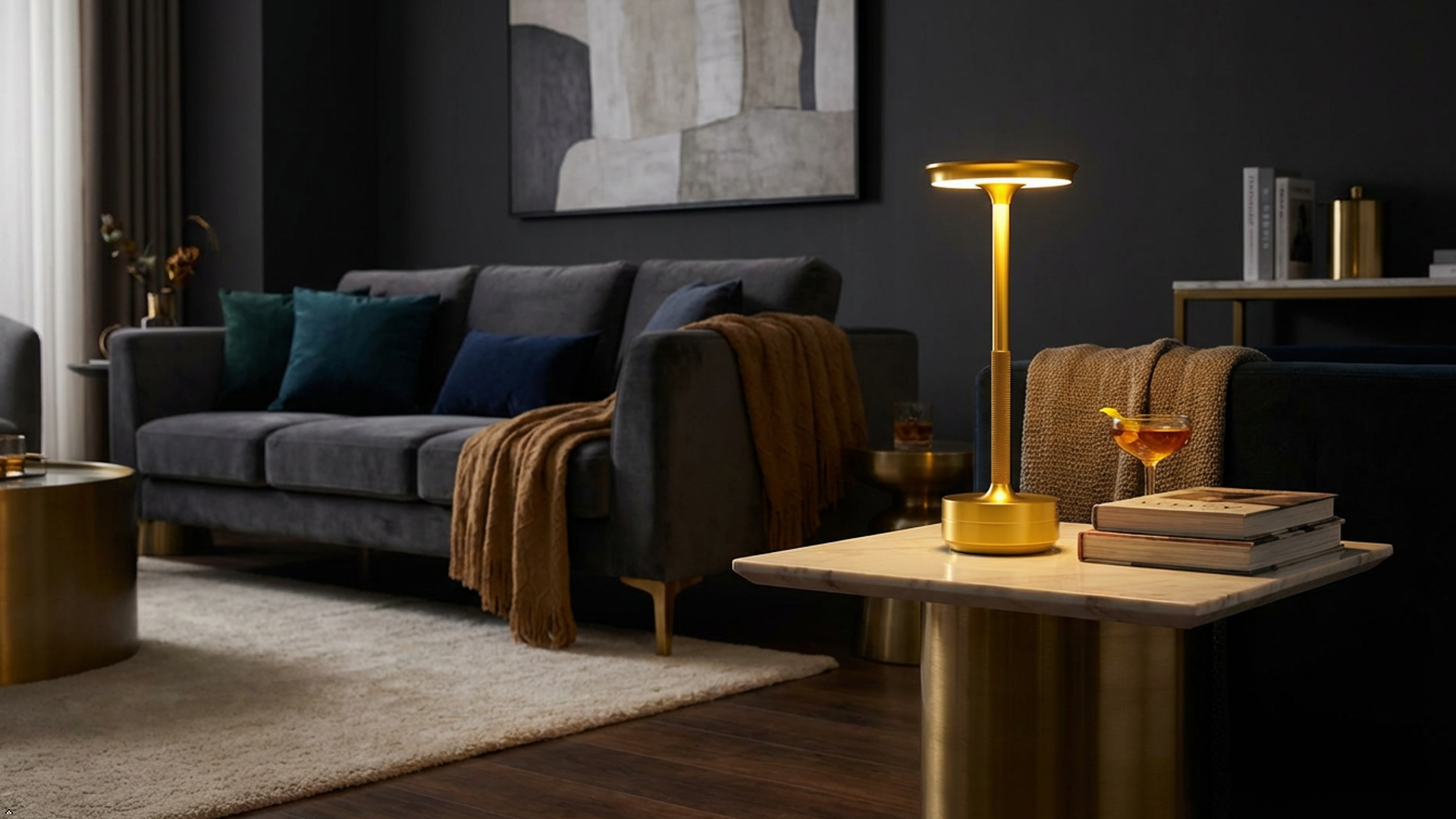 GLIDED TAP LAMP