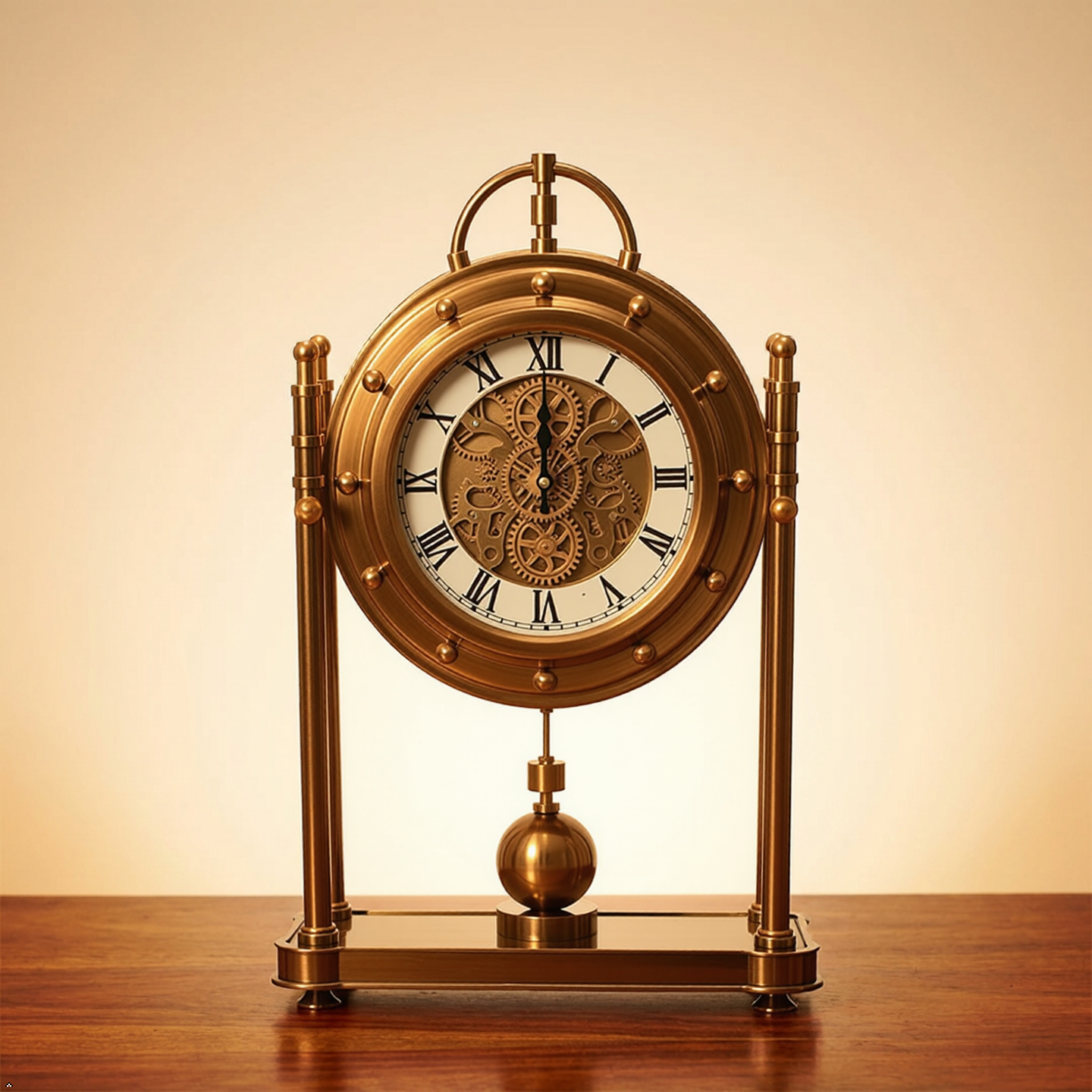 Metal Pocket Table Clock