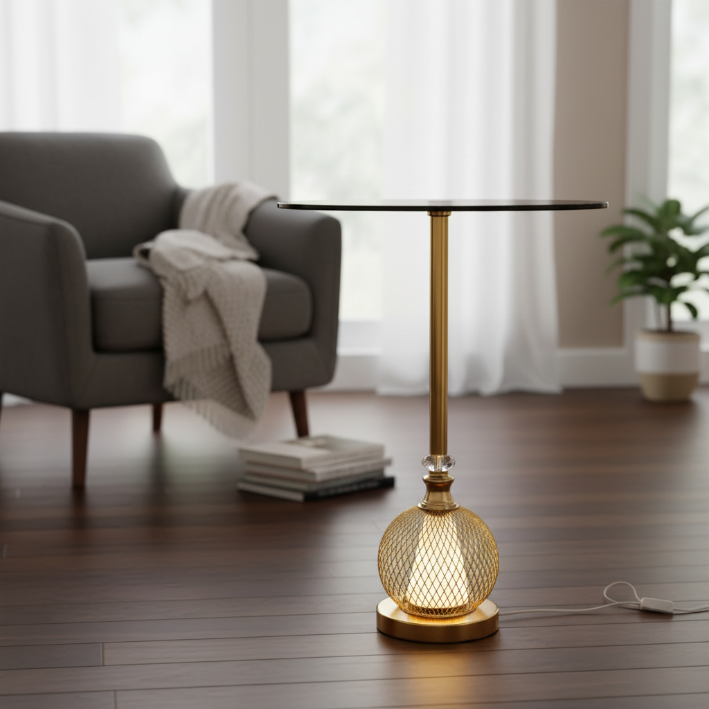 Stylish Gold Table Lighting