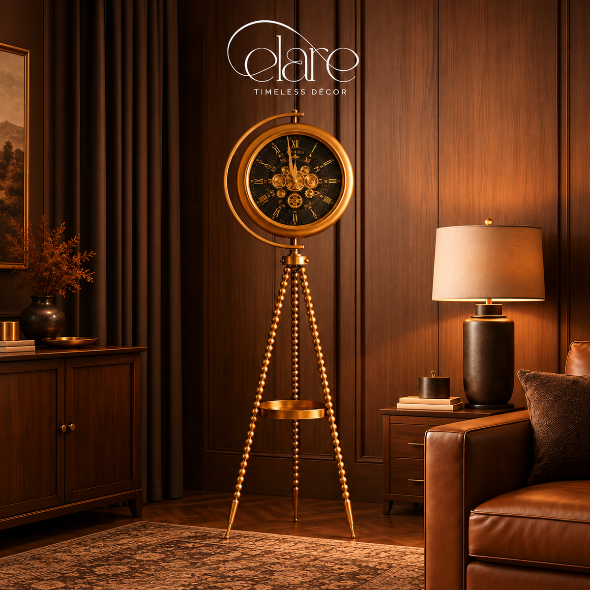 BUBBLE TRIPOD CLOCK