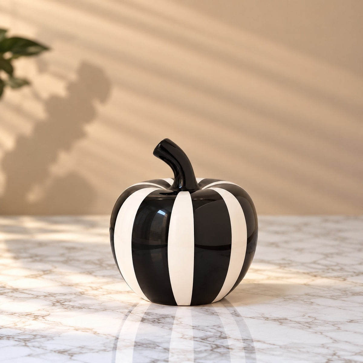 Monochrome Apple Décor Duo
