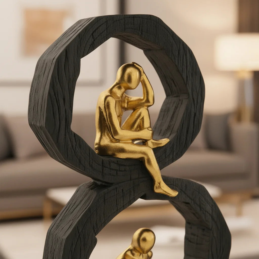 Infinity Muse Luxury Abstract Sculpture Showpiece