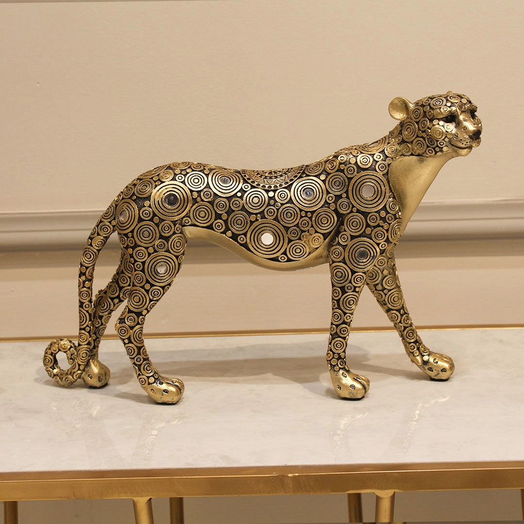 Regal Orbit Leopard Showpiece