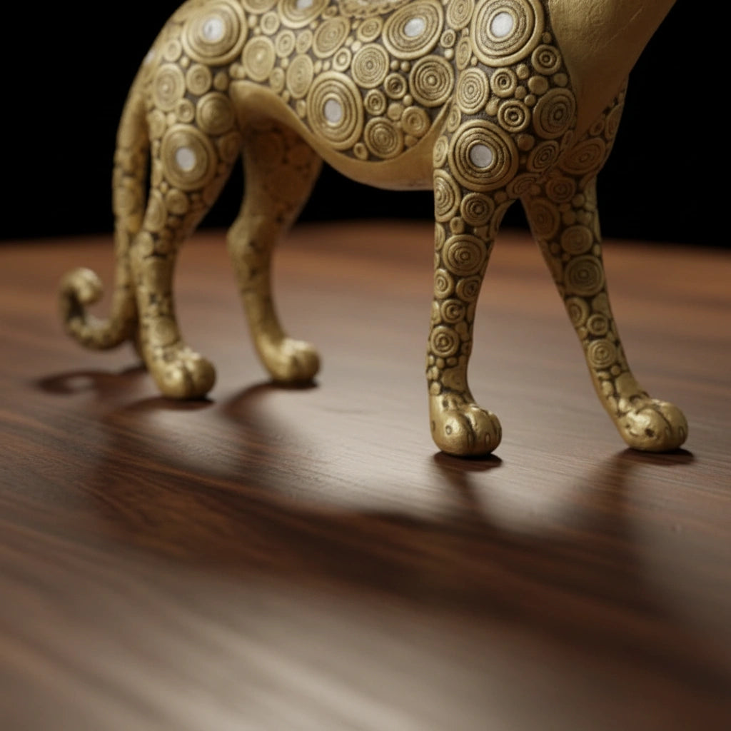 Regal Orbit Leopard Showpiece