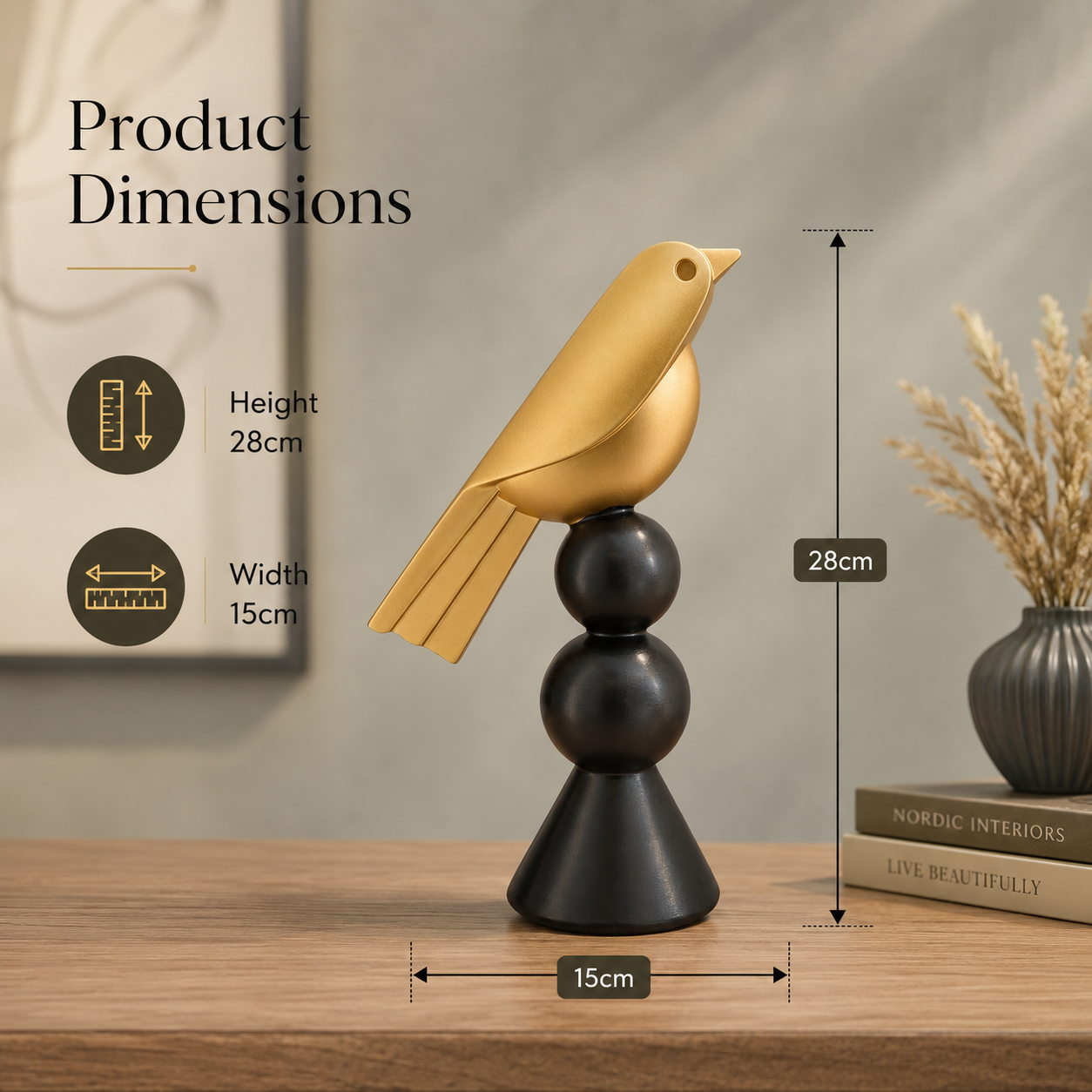 Bird Sculptural Decor Accent