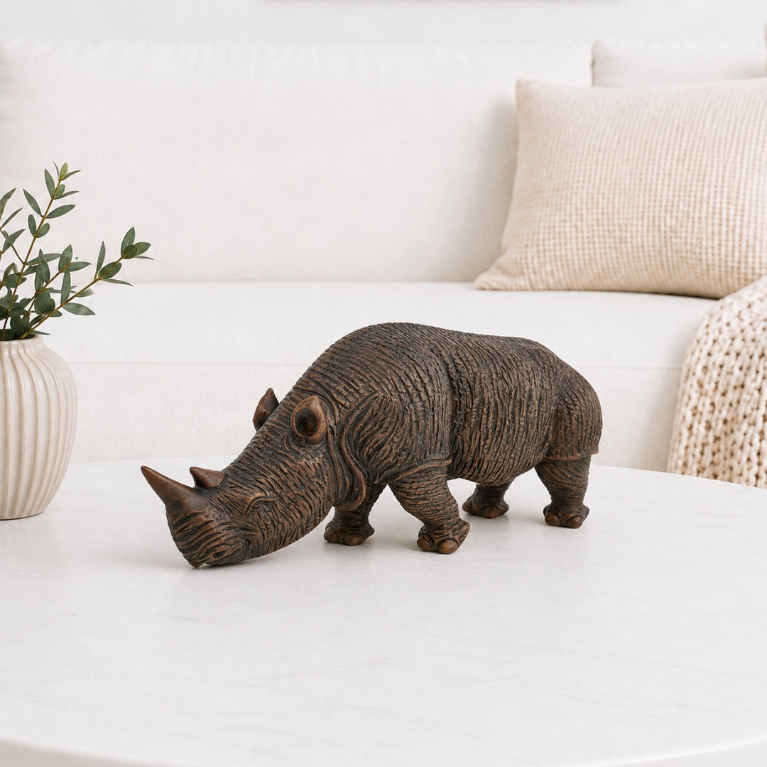 Safari Luxe Rhino Decor