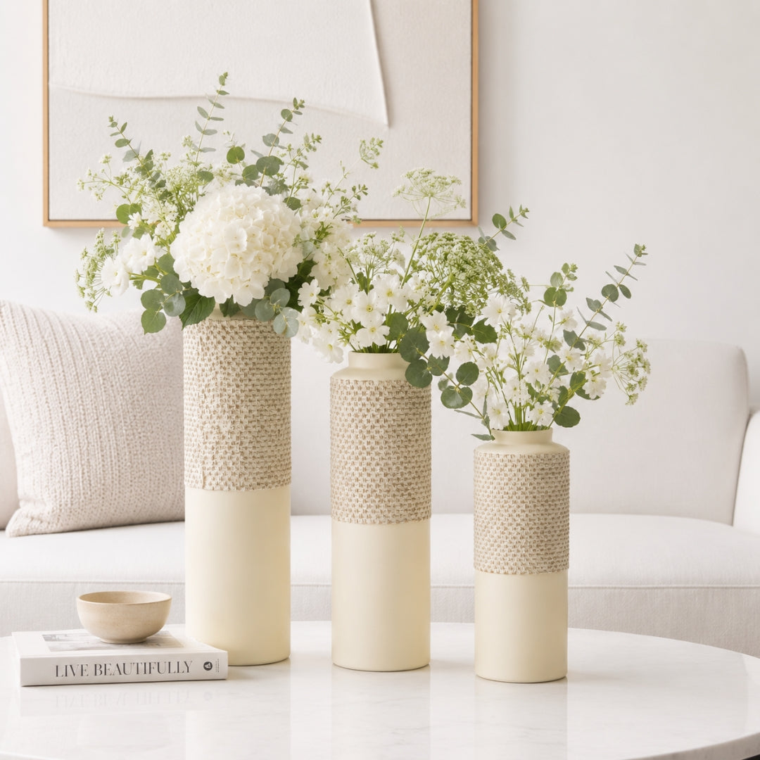 textured vase