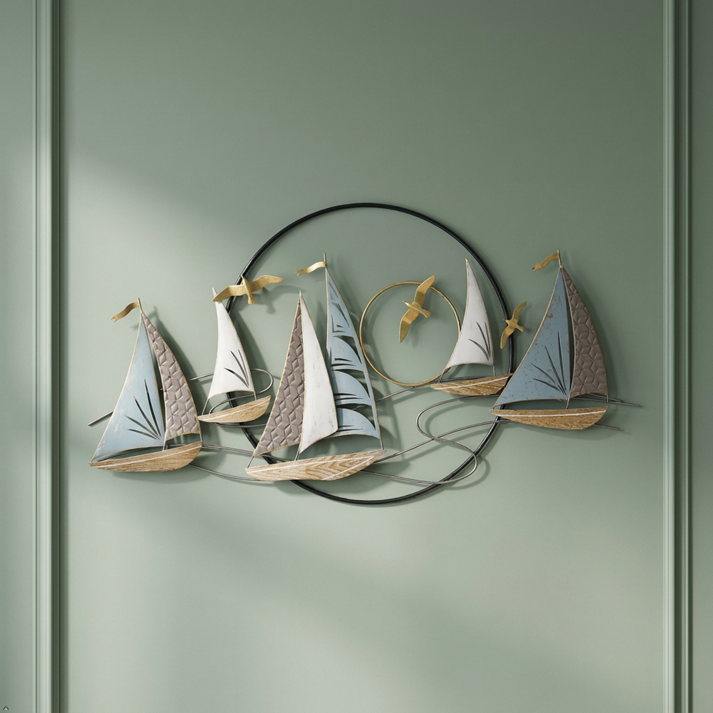 Sailboat Metal Wall Art