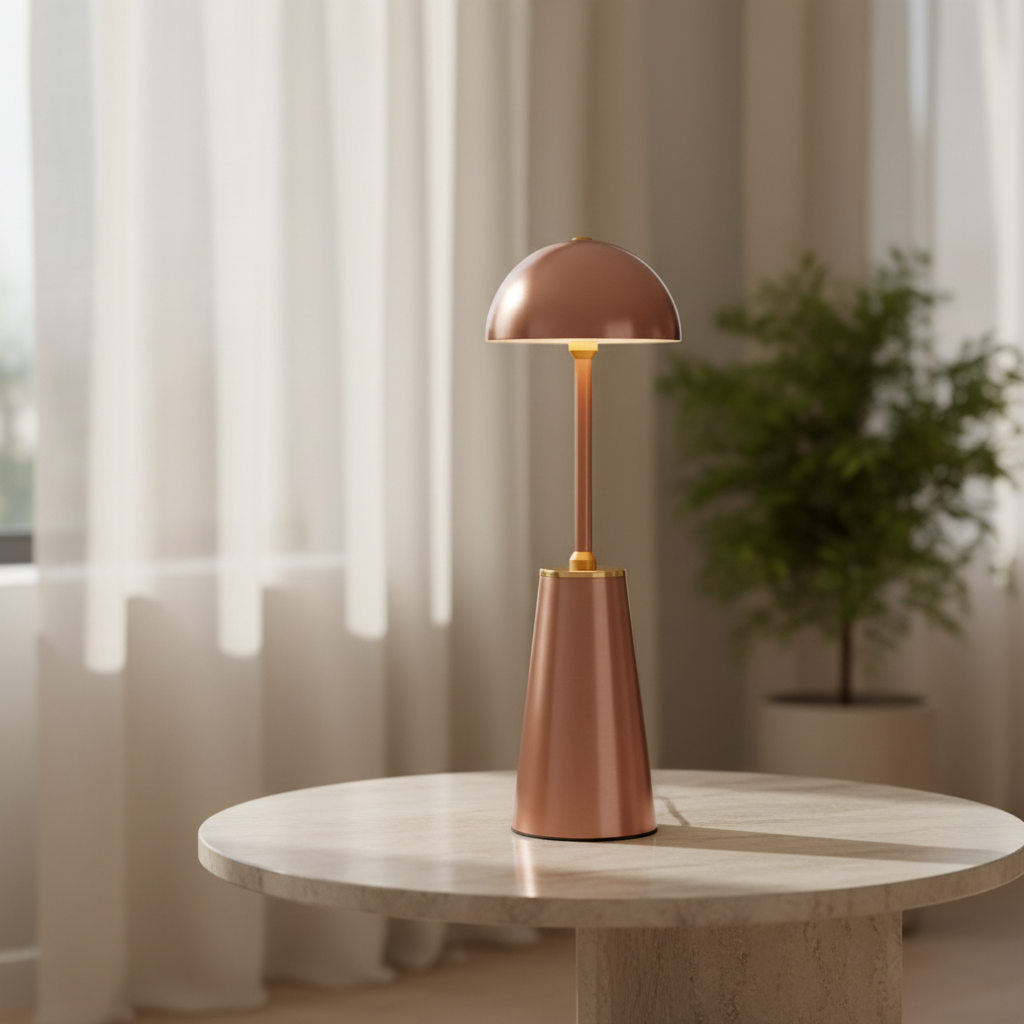 Aura Dome Lamp – Rose Gold