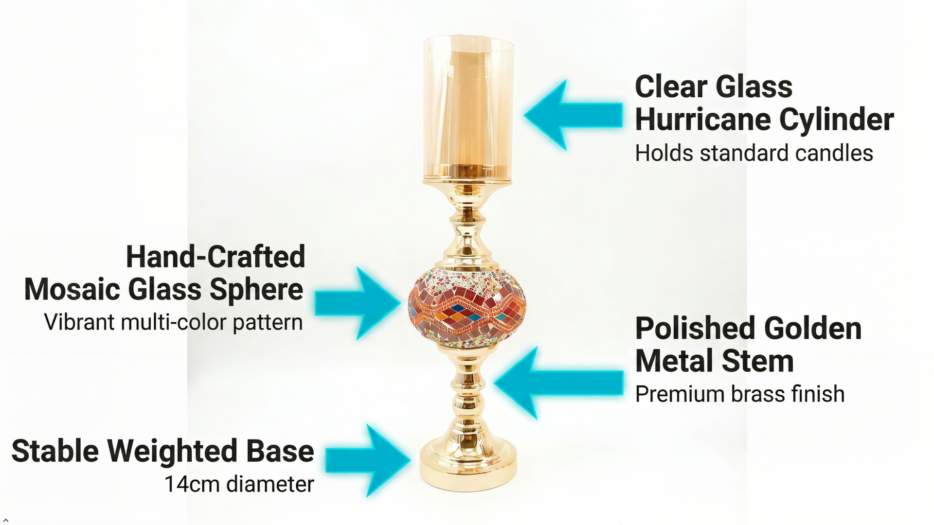 MOSAIC CANDLE HOLDER
