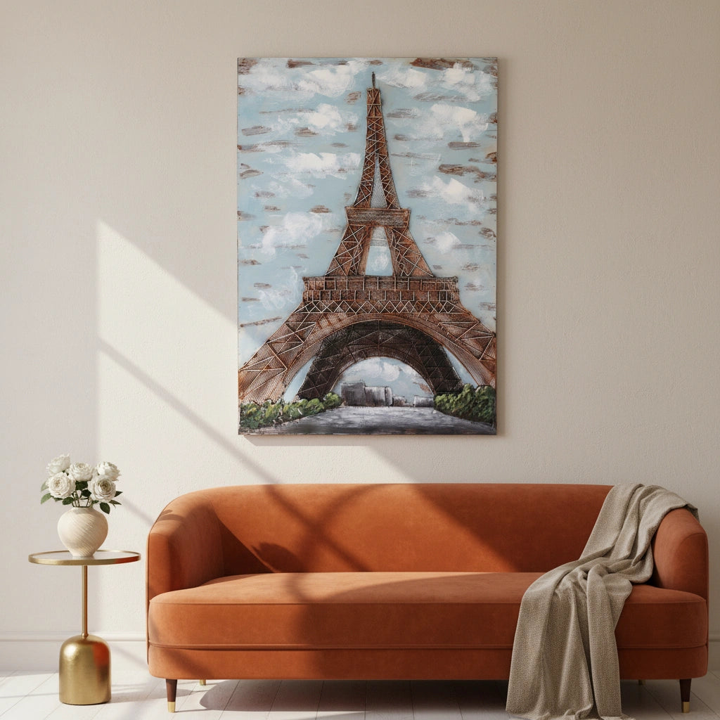 Elare Eiffel Tower 3D Metal Wall Art