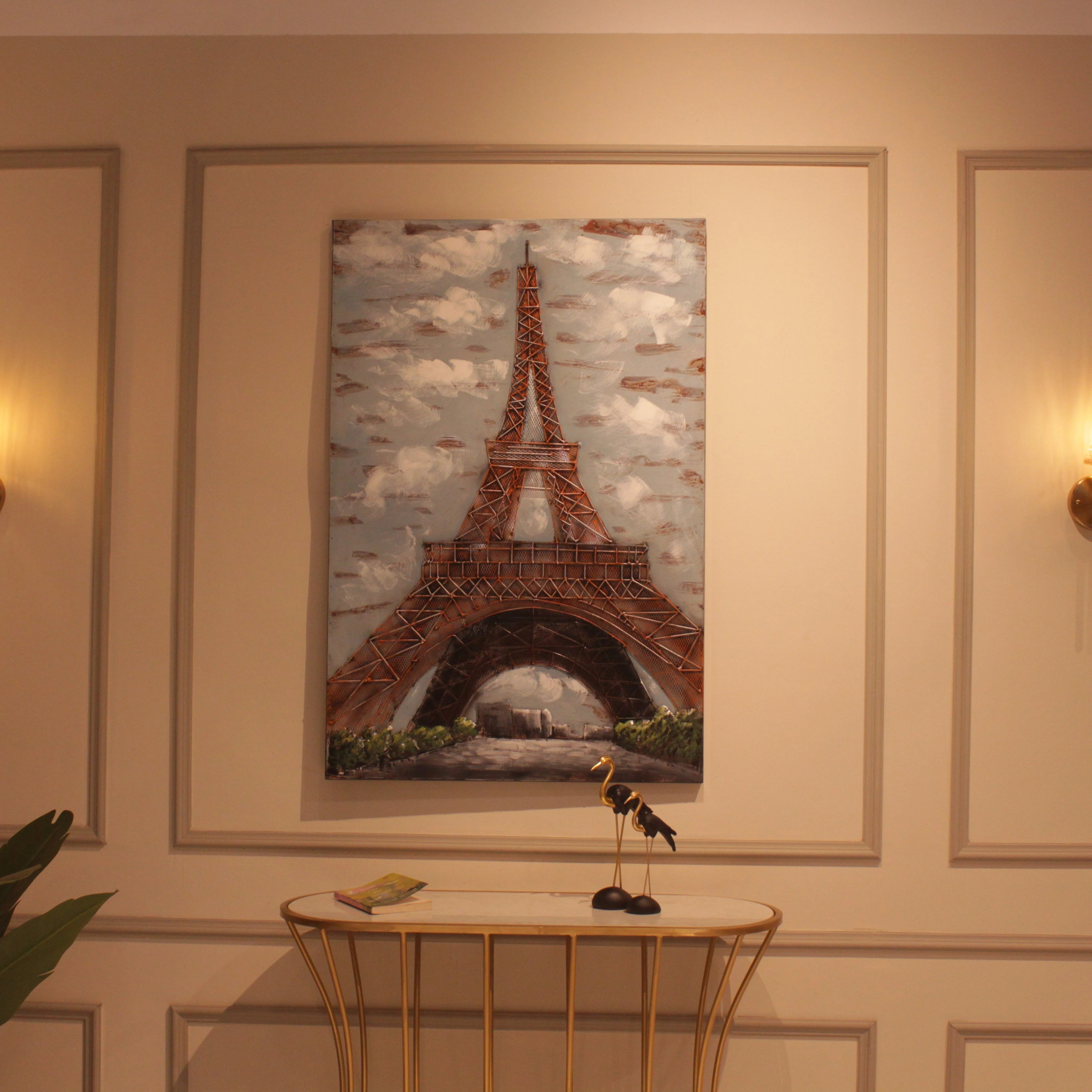 Elare Eiffel Tower 3D Metal Wall Art