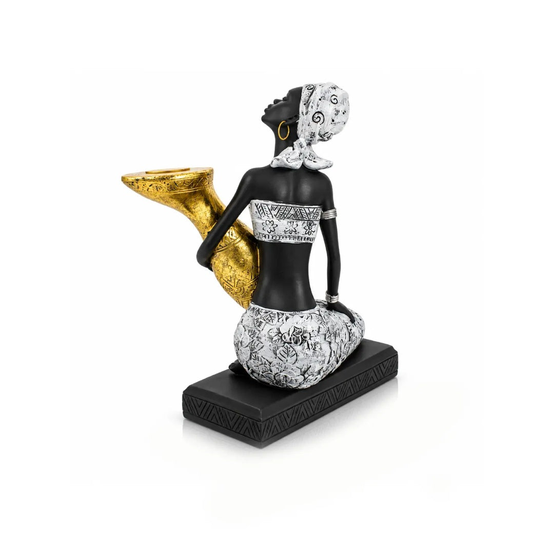 African Lady Decorative Sculpture