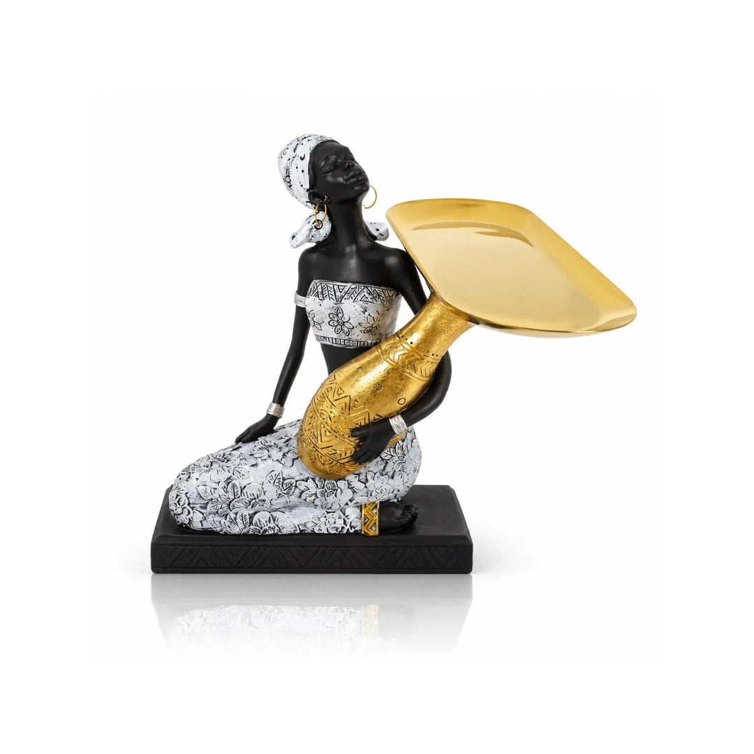 African Lady Decorative Sculpture