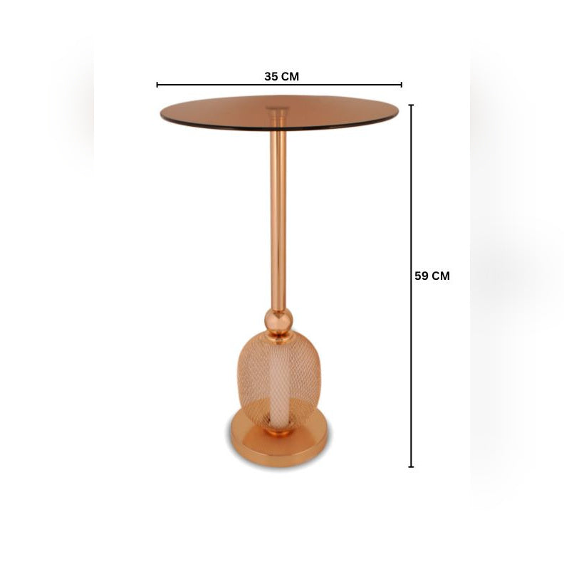 Luxury Gold LED Side Table Lamp